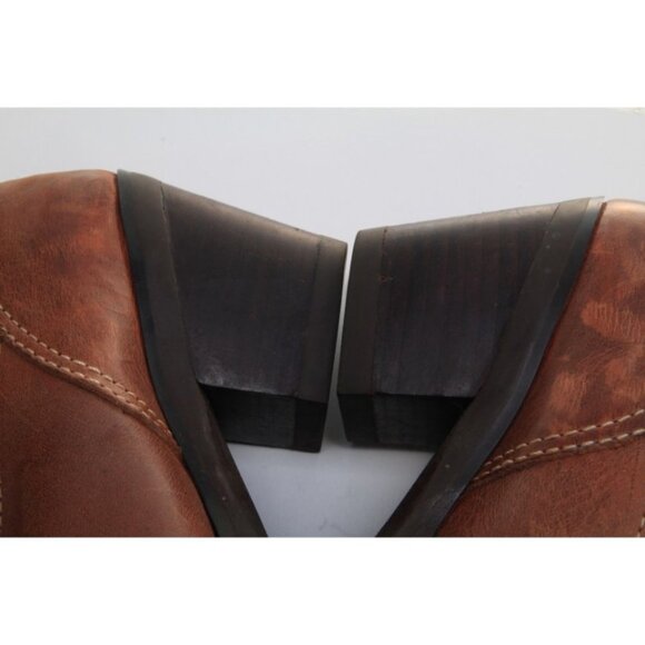 ARIAT pull on leather boots womens shoes brown womens sz 6.5 B - Picture 7 of 14